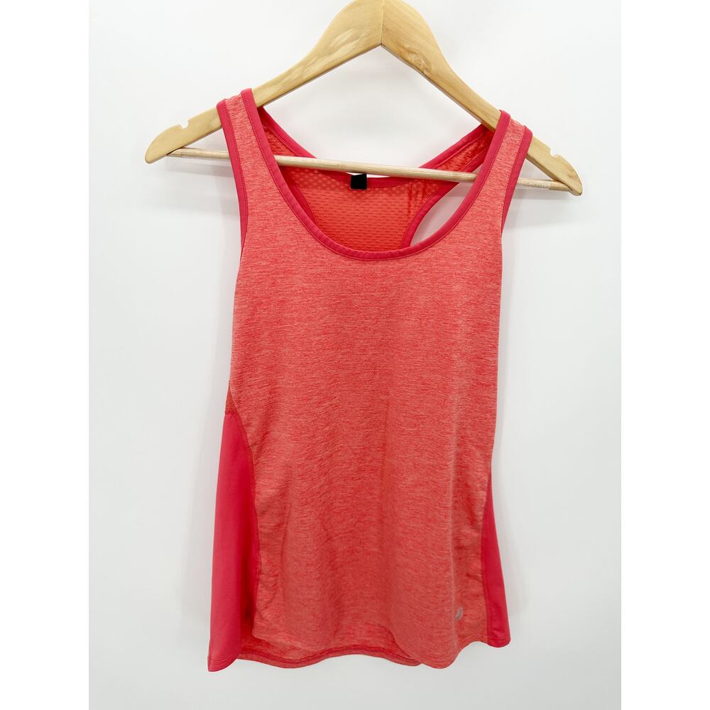 Coolcore Orange Pink Mesh Racerback Performance Tank Top Women's Size Medium